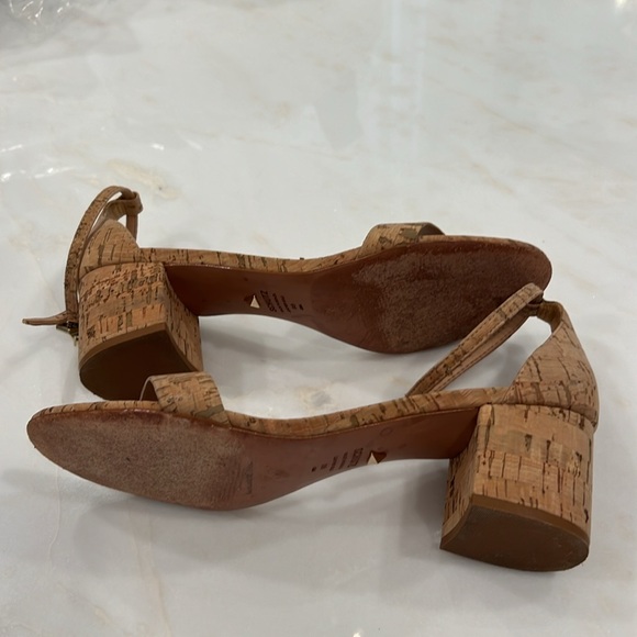 Schutz Cortica Plus cork sandal natural sz 9 - Picture 4 of 7